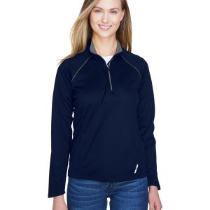 North End Ladies' Radar Quarter-Zip Performance Long-Sleeve Top
