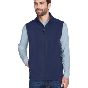CORE365 Men's Cruise Two-Layer Fleece Bonded Soft Shell Vest
