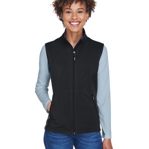 CORE365 Ladies' Cruise Two-Layer Fleece Bonded Soft Shell Vest