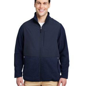 CORE365 Men's Journey Summit Hybrid Full-Zip