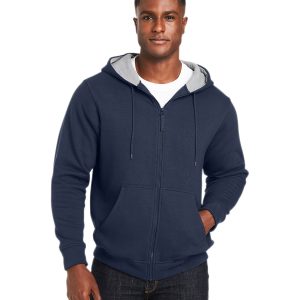 Harriton Men's ClimaBloc™ Lined Heavyweight Hooded Sweatshirt