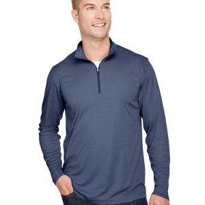 Team 365 Men's Zone Sonic Heather Performance Quarter-Zip